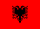 Flagge von Albanien